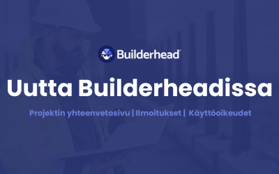 Uutta Builderheadissa: Projektin yhteenveto