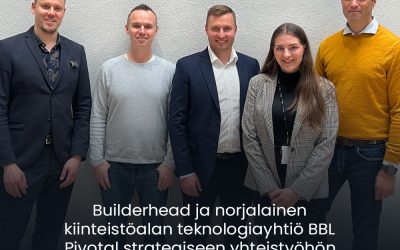 Builderhead ja norjalainen kiinteistöalan teknologiayhtiö BBL Pivotal strategiseen yhteistyöhön Norjan markkinoilla