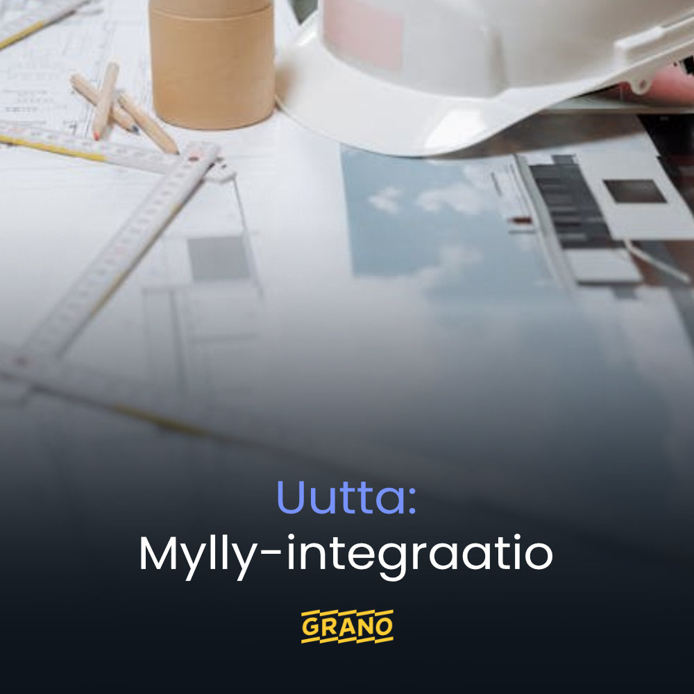Uutta: Granon Mylly-tilausjärjestelmän integraatio nyt saatavilla